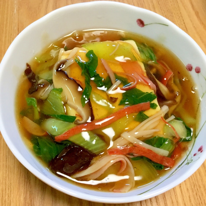 豆腐の野菜あんかけ